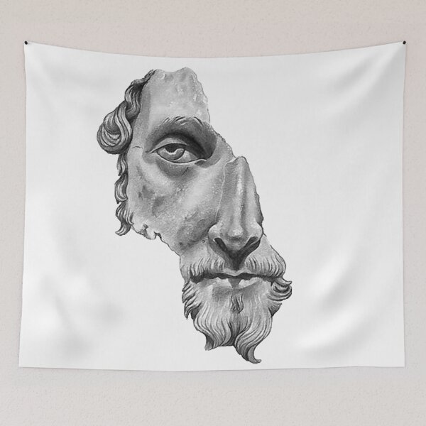 Item preview, Cracked Greek Statue face designed and sold by Houd-Ammari77.