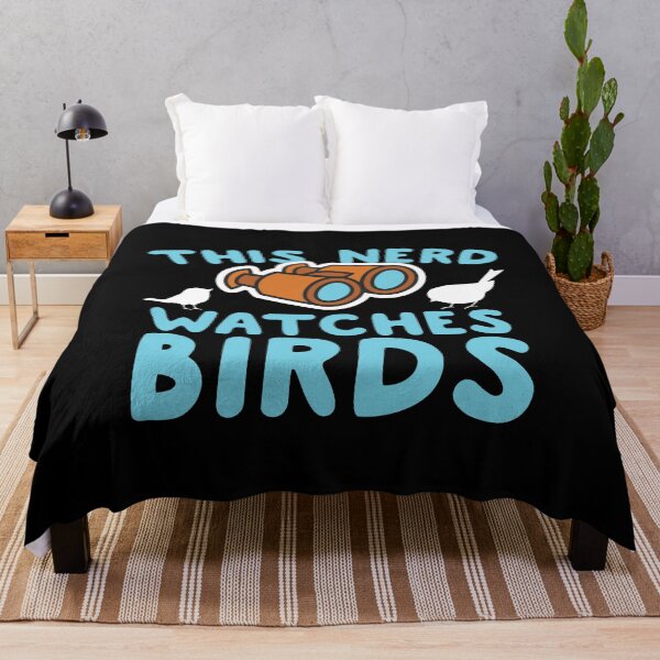 Item preview, This Nerd Watches Birds designed and sold by thingsandthings.