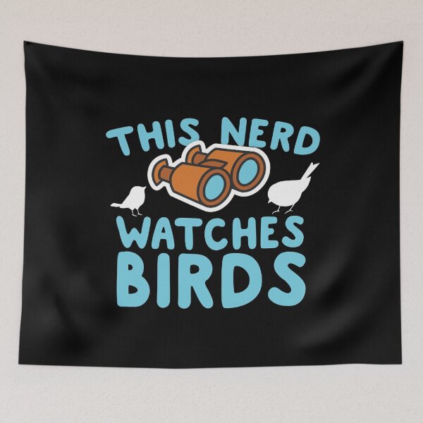 Item preview, This Nerd Watches Birds designed and sold by thingsandthings.