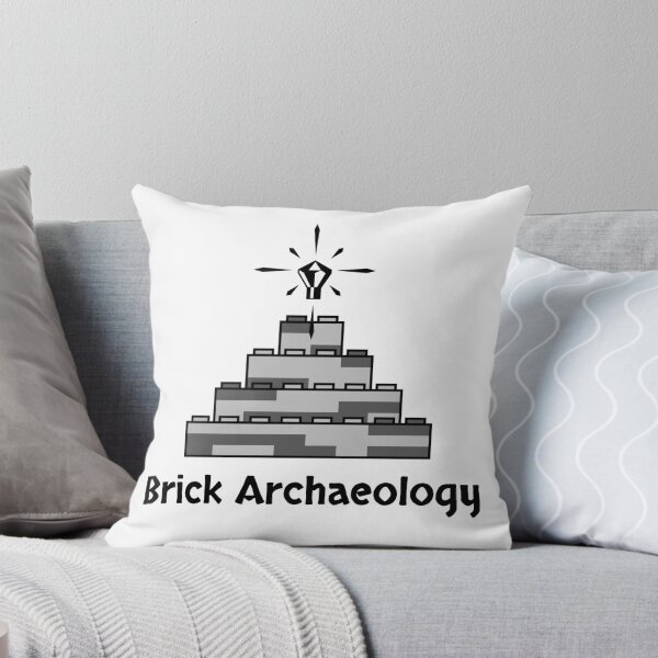 Item preview, Brick Archaeology Project Logo in Graustufen designed and sold by Jonathan-Ludwig.