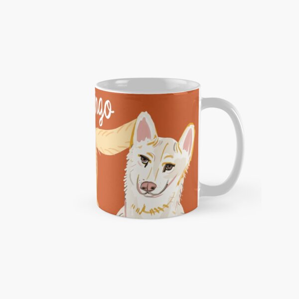 White and cream dingoes Taza clásica