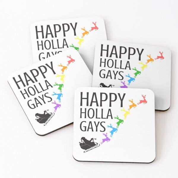Item preview, Rainbow Santa Gay Pride Christmas designed and sold by Hopscotch Shop Designs.