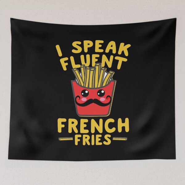 Item preview, Hablo papas fritas con fluidez Papas fritas Kawaii designed and sold by thingsandthings.