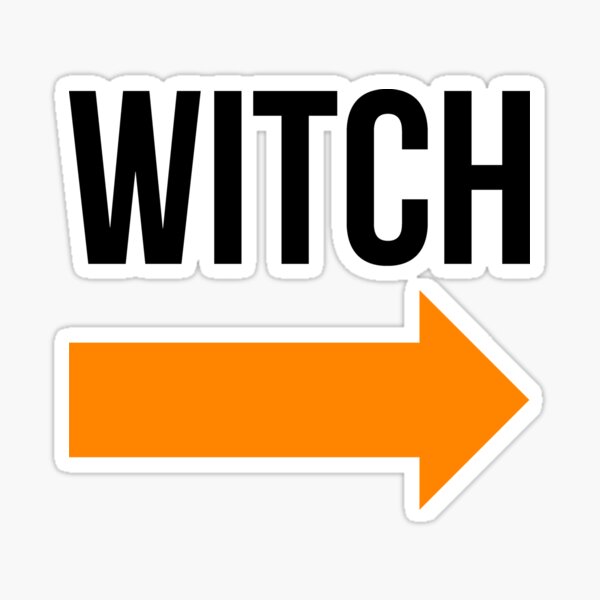 I'm With The Witch | Halloween Sticker