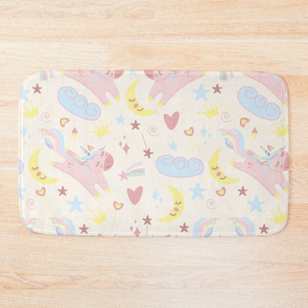 Item preview, Unicorn Pattern with hearts stars and moons designed and sold by QCuLT.
