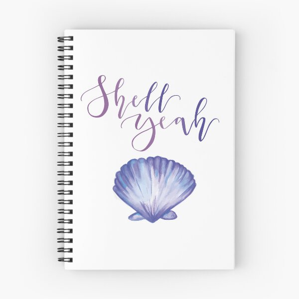 Item preview, Shell yeah - purple mermaid shell print  designed and sold by amyverse.