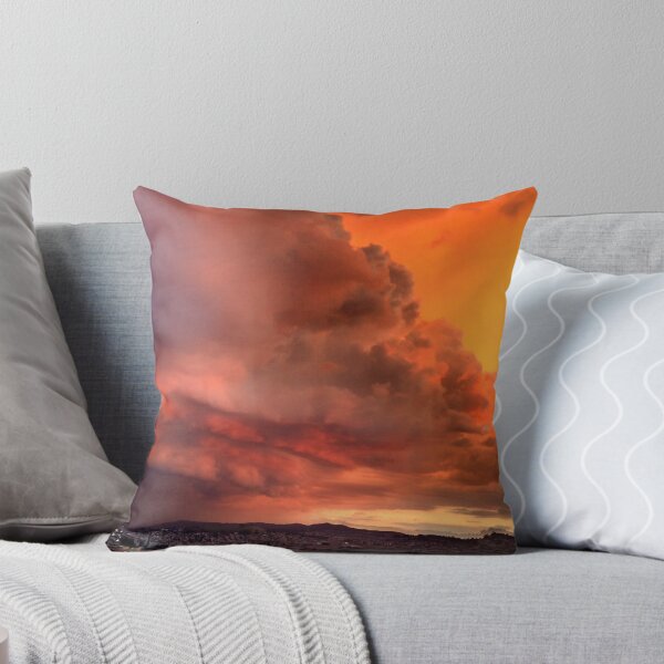 Item preview, orange clouds designed and sold by squidcode.