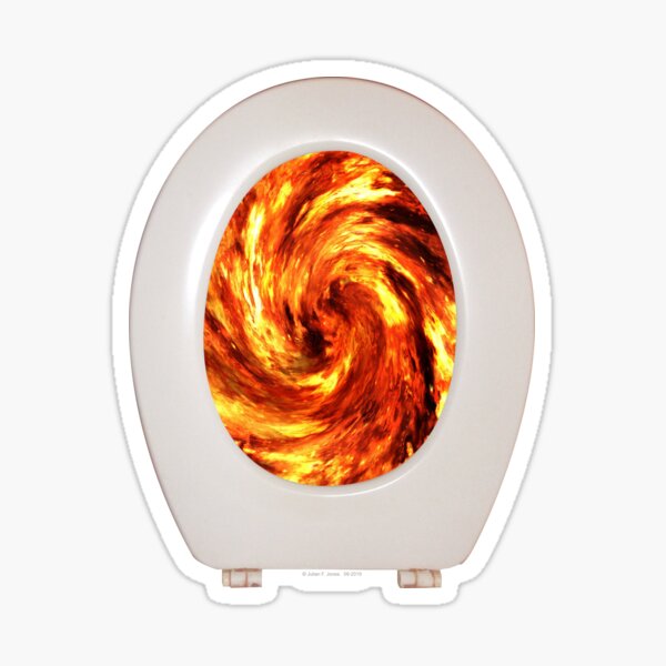 "Water Closet 02, humour, Tshirt." Sticker for Sale by JulianFJones