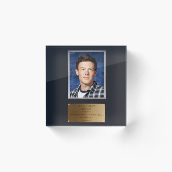 Plaque de Finn Hudson Bloc acrylique