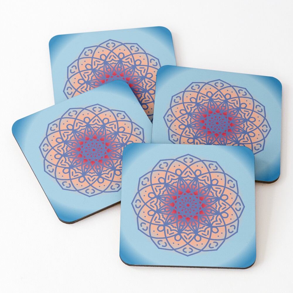 Item preview, Coasters (Set of 4) designed and sold by FunkyPattern.
