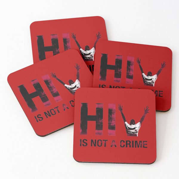 Item preview, HIV is Not a Crime Grunge Art designed and sold by HIVModernizationMovement.