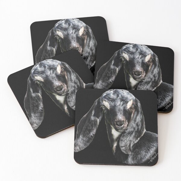 Item preview, Portrait of a Goat - Nubian Goat Kid "CHUCK"  designed and sold by IconicTee.