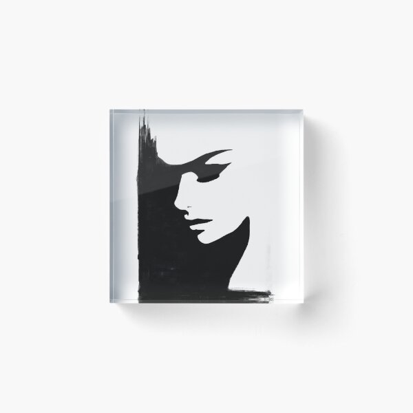 Item preview, Woman black and white  designed and sold by PomPomTchack.
