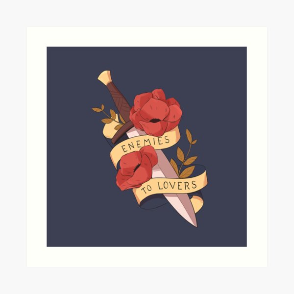 Enemies to lovers - tropes series Art Print