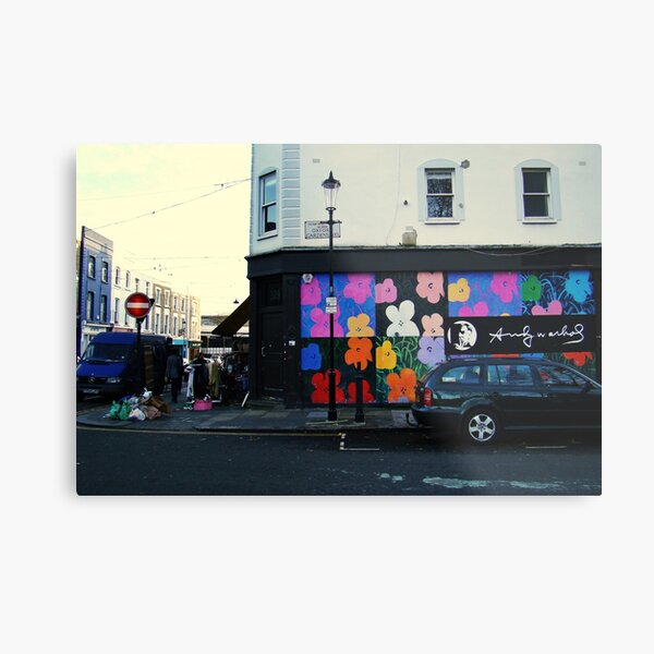 City Flowers And Bags Metal Print