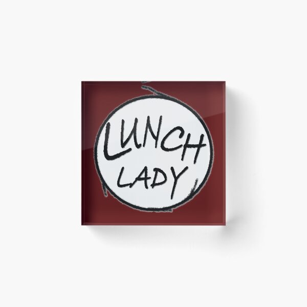Item preview, Lunch Lady Scribble Circle designed and sold by Amber Ryder.
