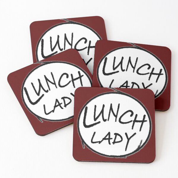 Item preview, Lunch Lady Scribble Circle designed and sold by Amber Ryder.