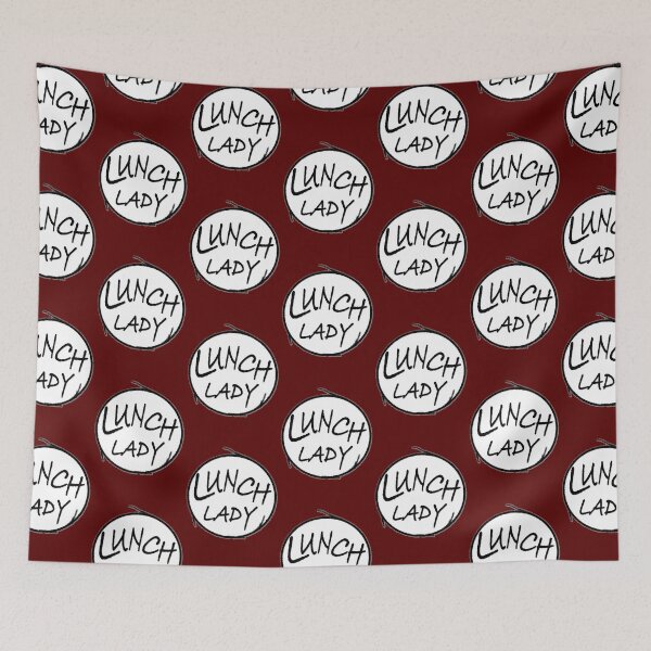 Item preview, Lunch Lady Scribble Circle designed and sold by Amber Ryder.