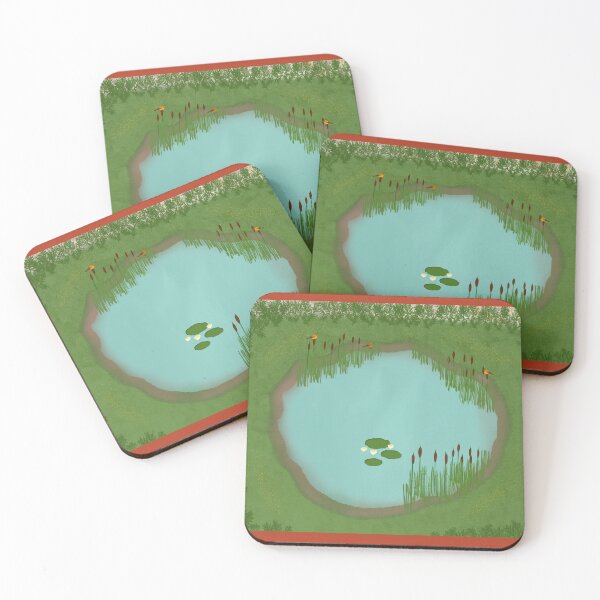 Item preview, Goldfinches at the Lily Pond designed and sold by sweetpea73.