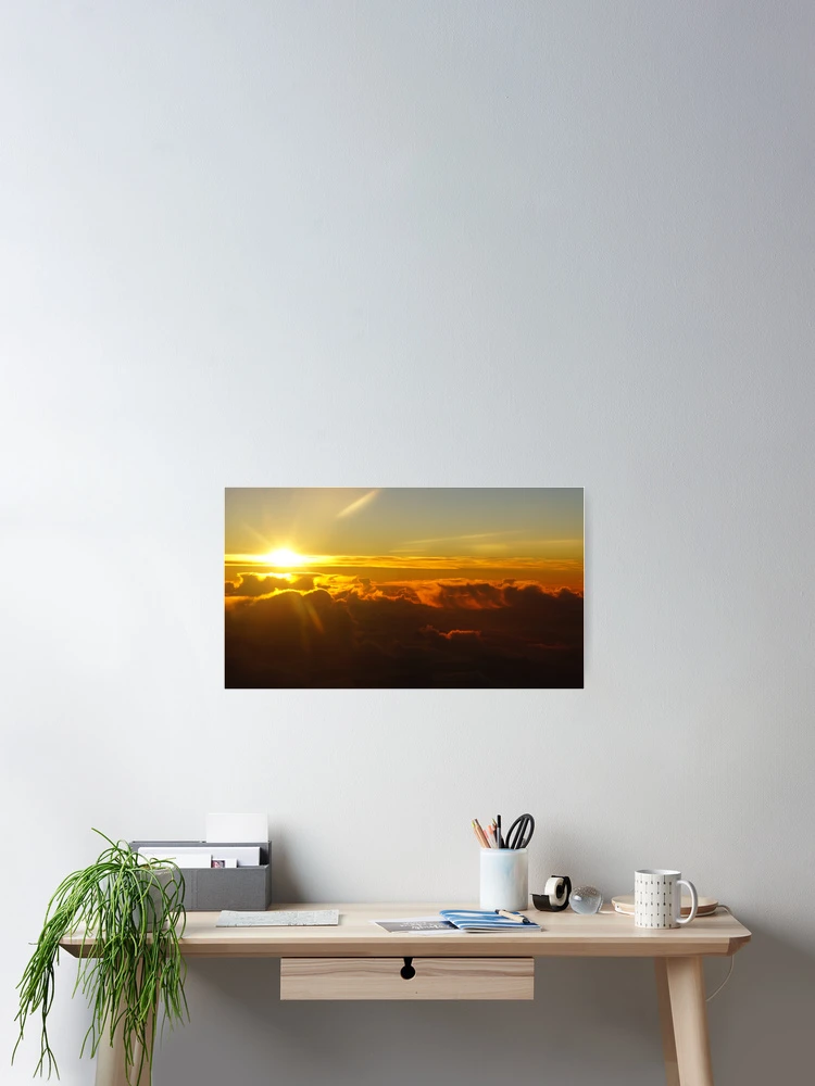 Thumbnail 2 of 3, Poster, cloud sunset designed and sold by squidcode.