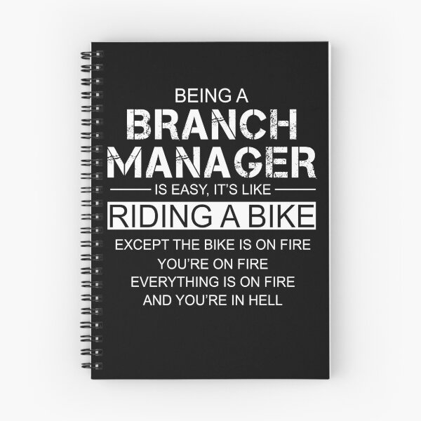 Item preview, Being A Branch Manager Is Easy Like Riding A Bike designed and sold by berryferro.