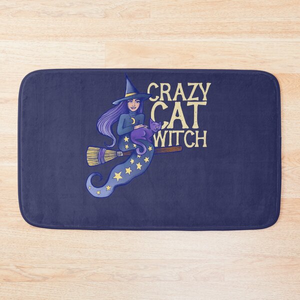 Item preview, Crazy Cat Witch designed and sold by FrictionMaxxing.