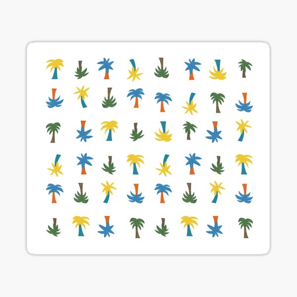 A Mix Of Palms Sticker
