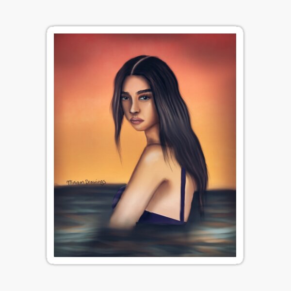 Item preview, Girl swimming in the sunset designed and sold by Jill’s Hot Girlfriend.
