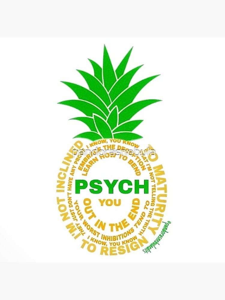 "Psych: I Know, You Know." Poster by pandorasnebula | Redbubble