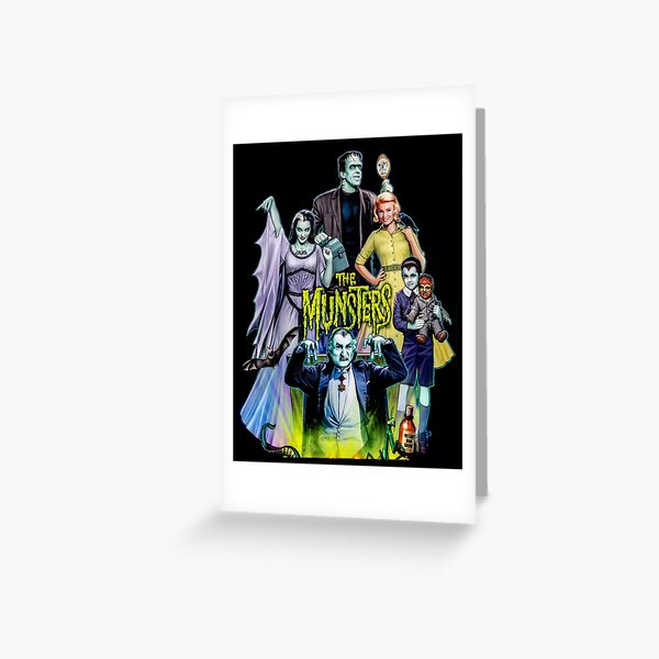 THE MUNSTERS FAMILY PORTRAIT Greeting Card