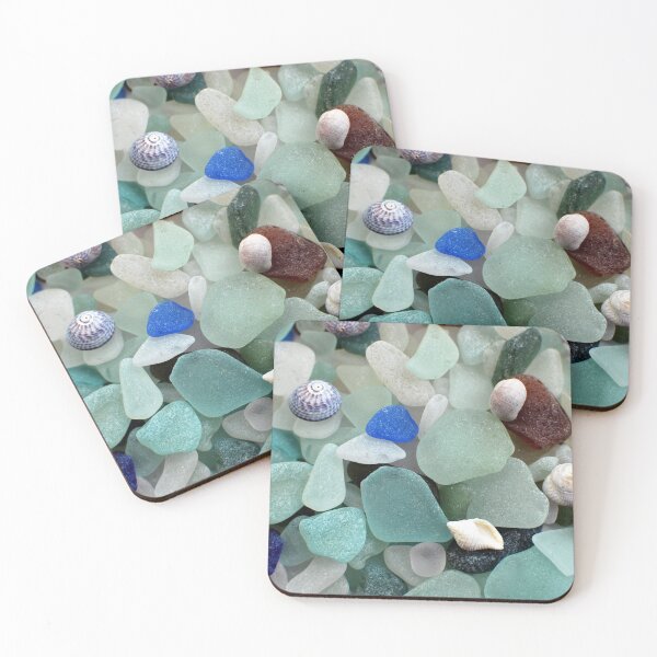 Item preview, Sea Glass and Shells  designed and sold by LJarts.