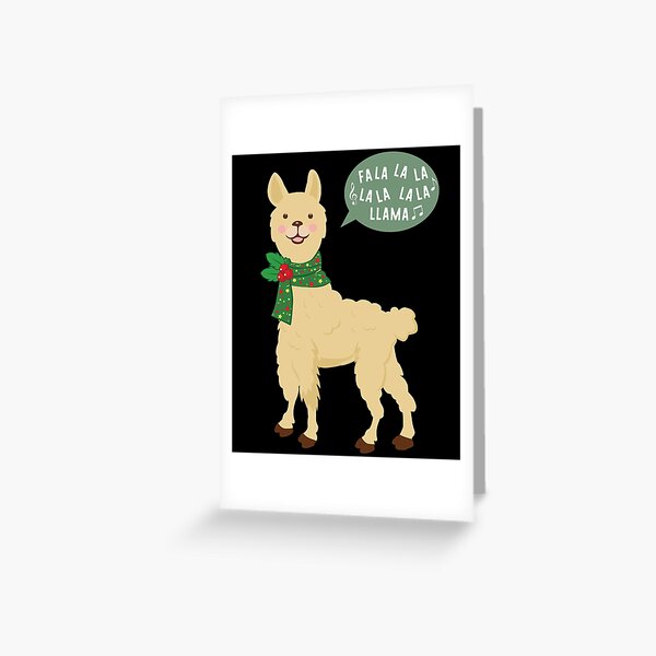 Artikel-Vorschau von Niedliches Weihnachtslied, das Lama-Feiertag singt, designt und verkauft von tronictees.