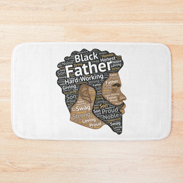 Item preview, Black Father African American Words in Afro Hair designed and sold by blackartmatters.