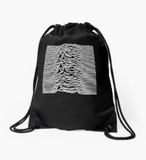 Unknown Pleasures - Joy Division white Drawstring Bag