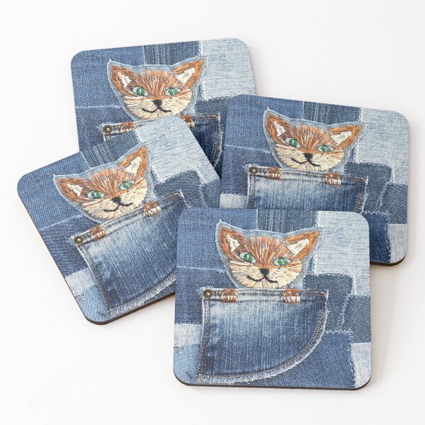 Item preview, Cat in a pocket designed and sold by Kaggie.