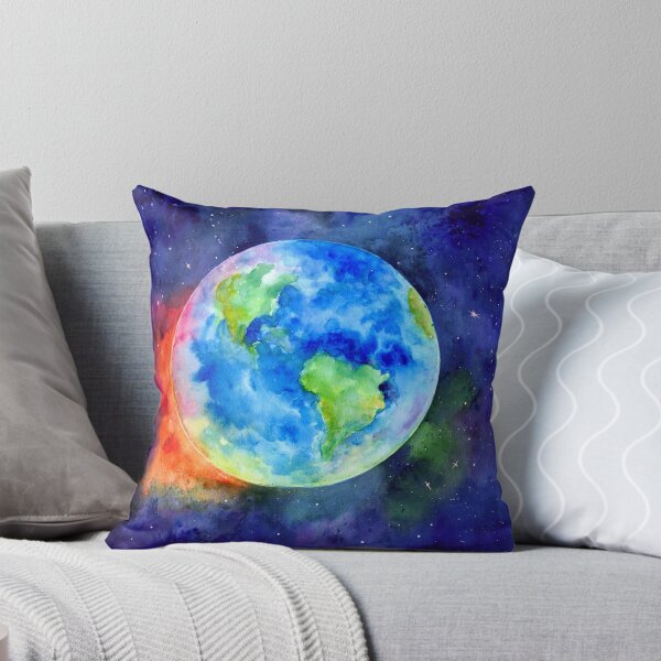 Aperçu de l'œuvre Aquarelle Peinture Terre créée et vendue par cornercroft.