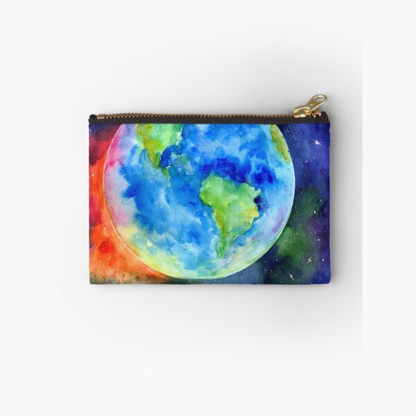 Item preview, Watercolor Painting Earth designed and sold by cornercroft.