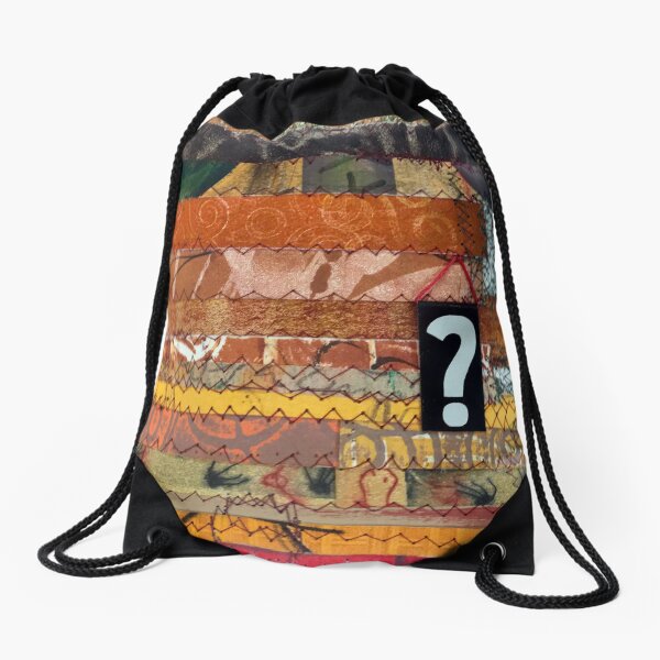 All destiny is determined by shape Drawstring Bag