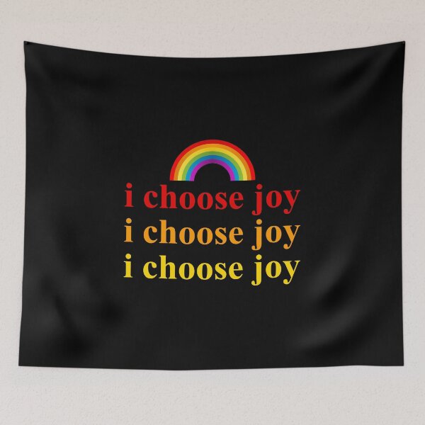 Item preview, Today I Choose Joy | Positive Mental Attitude | Rainbow designed and sold by 4wordsmovement.