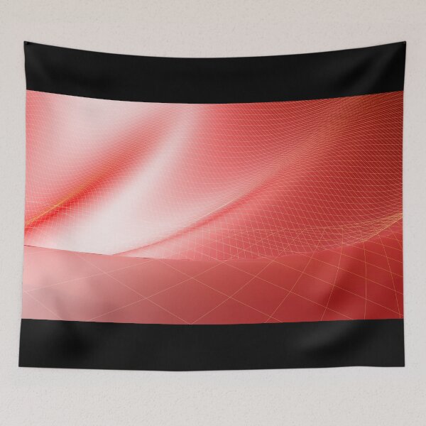 Item preview, Red waving surface background - 3d rendering illustration designed and sold by carlotoffolo.