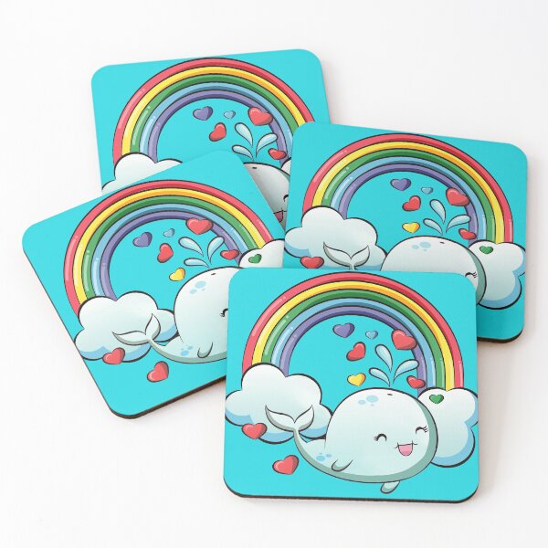 Item preview, Sunny Wendy Whale Slides On Rainbows All Day  designed and sold by BunnyThePainter.