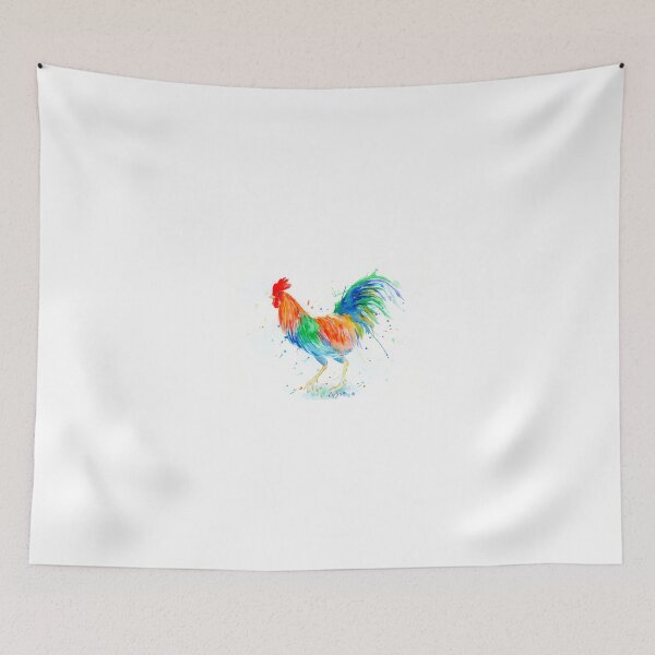 Aperçu de l'œuvre Aquarelle Bright Coq créée et vendue par cornercroft.