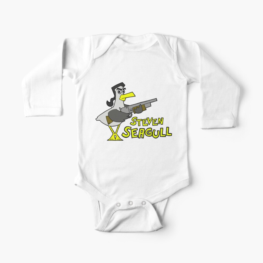 Steven Seagull Baby One Piece By Skanimations Redbubble