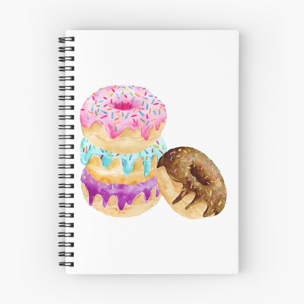 Item preview, Watercolor stack of donuts designed and sold by cornercroft.