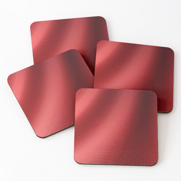 Item preview, Red waving surface background - 3d rendering illustration designed and sold by carlotoffolo.