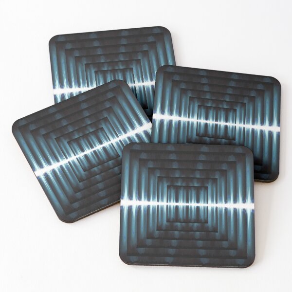 Item preview, ELECTRIC FROST - Abstract Geometric Glitch Pattern designed and sold by Liam Warr.