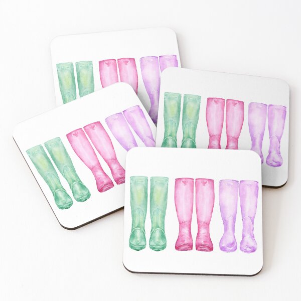Item preview, Watercolor Garden Boots designed and sold by cornercroft.