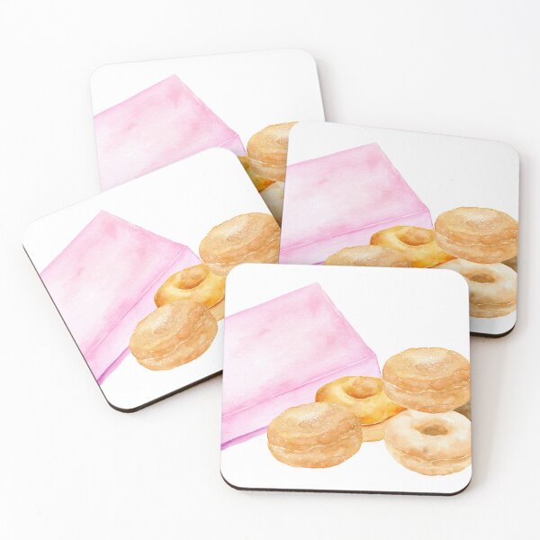 Item preview, Watercolor donut gift box designed and sold by cornercroft.