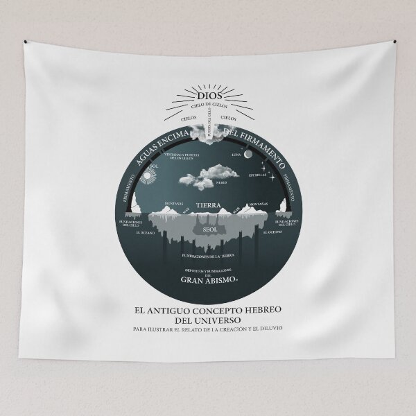 Item preview, Tierra Plana Ancestral Concepto Del Universo Flat Earth designed and sold by VectorDesigner.