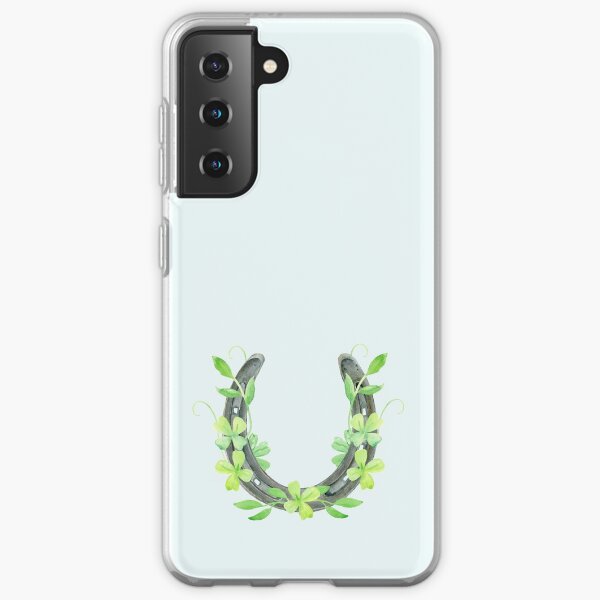 Lucky Horseshoe and Clover Samsung Galaxy Soft Case